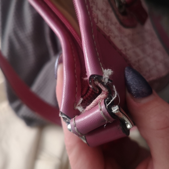 Liz Claiborne Pink Purse & Clutch - Picture 5 of 8